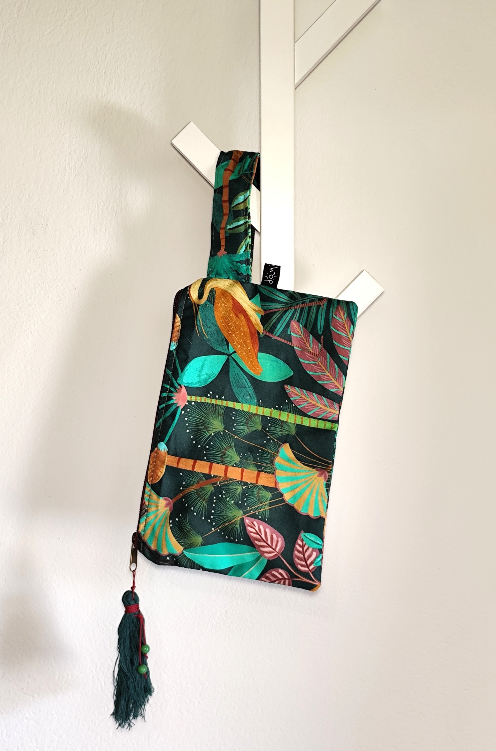 Ηandbag Green bird